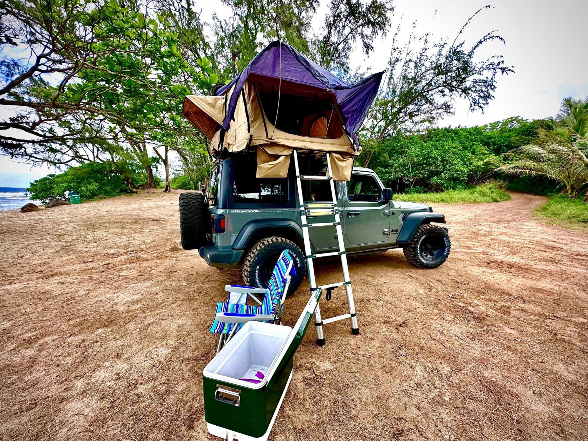Explore Maui'S Diverse Campgrounds And Uncover The Island'S Beauty From Fresh Perspectives Every Day As You Journey With Aloha Glamp'S Great Jeep Equipped With A Rooftop Tent Paia Exterior foto